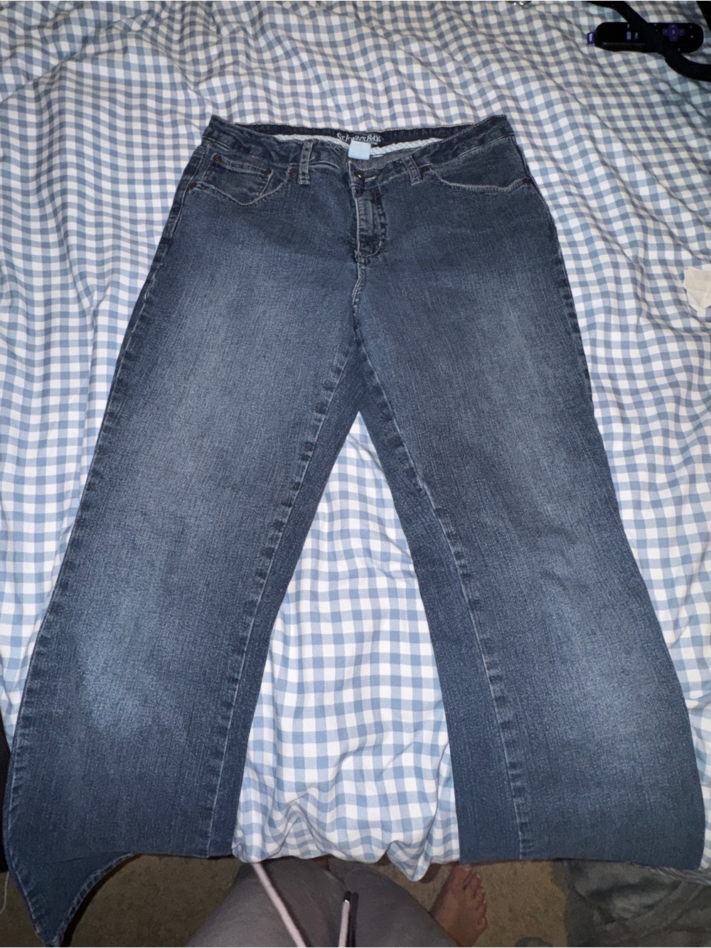 St. John's Bay Dark Blue Wide Leg Jeans